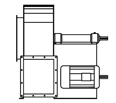 Ventilatore centrifugo a trasmissione - Esecuzione 9